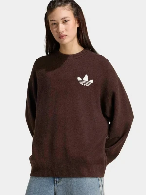 adidas Originals sweter damski ATHL Dept brązowy