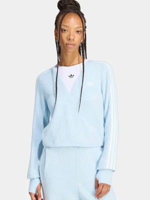 adidas Originals sweter damski z dodatkiem wełny Adiluna Season 2 x Jennie niebieski