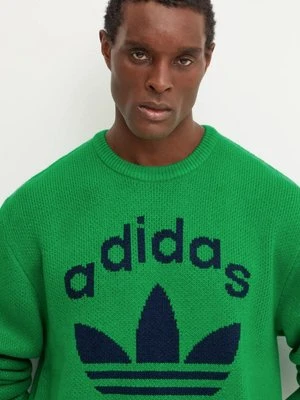 adidas Originals sweter Knit Crewneck męski kolor zielony JN5966