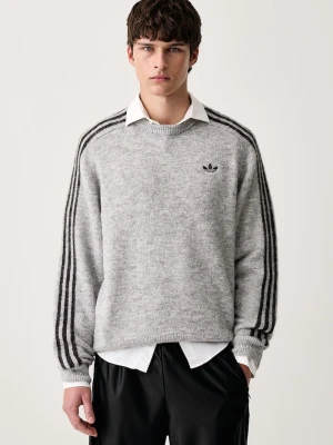 adidas Originals sweter męski Fluffy Knit Crew szary