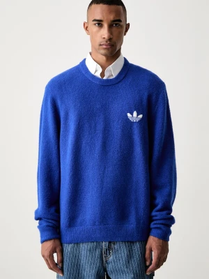 adidas Originals sweter męski z wełną Trefoil Essentials niebieski
