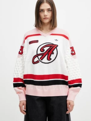 adidas Originals sweter z dodatkiem wełny damski