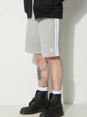 adidas Originals szorty bawełniane Adicolor 3-Stripes kolor szary melanżowe IU2340