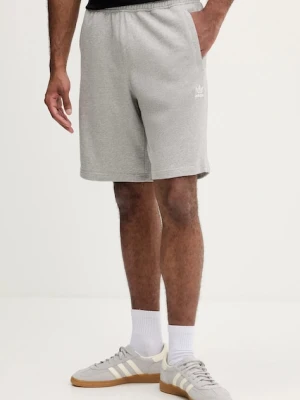 adidas Originals szorty bawełniane Essentials męskie kolor szary melanżowe JW8624