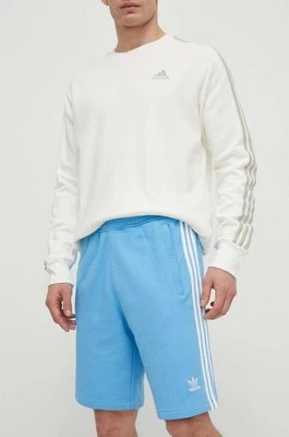 adidas Originals szorty bawełniane kolor niebieski IR8008