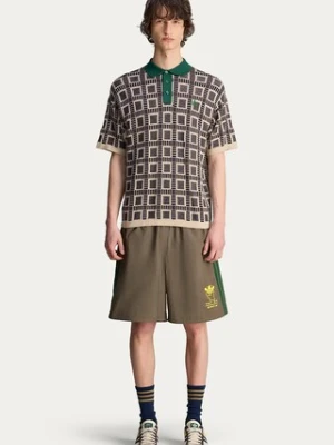 adidas Originals szorty Braindead Short Braindead męskie kolor brązowy JN7149