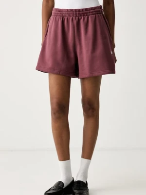 adidas Originals szorty dresowe damskie z bawełną Essentials różowy