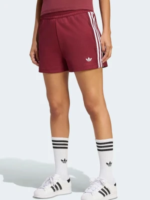 adidas Originals szorty dresowe damskie z bawełną Lace Injection bordowy