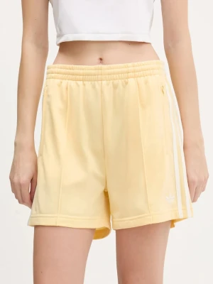 adidas Originals szorty dresowe damskie żółty