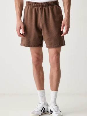 adidas Originals szorty dresowe męskie z bawełną Essentials brązowy