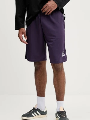 adidas Originals szorty Grfx Short męskie kolor fioletowy JY2758