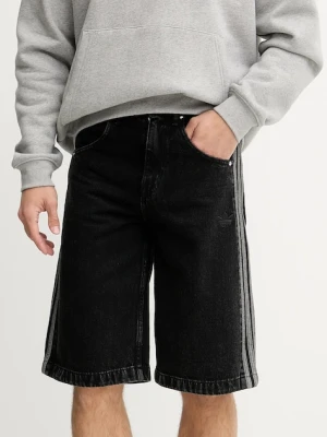 adidas Originals szorty jeansowe Firebird męskie kolor czarny JC6719