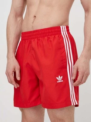 adidas Originals szorty kąpielowe kolor czerwony IT8654