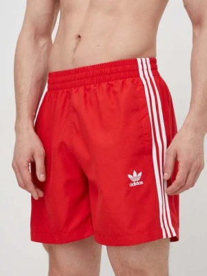 adidas Originals szorty kąpielowe kolor czerwony IT8654