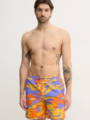 adidas Originals szorty kąpielowe STR SWIMSH 8IN kolor fioletowy JD4262