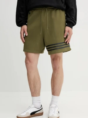 adidas Originals szorty Neuclassics męskie kolor zielony HZ3744