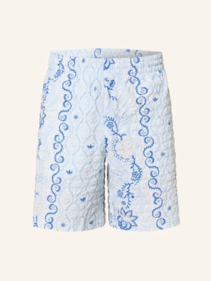 Adidas Originals Szorty Printed Seersucker blau