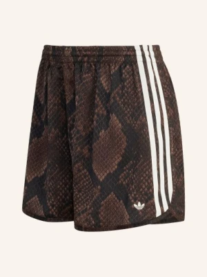 Adidas Originals Szorty Satynowe Snake Print braun