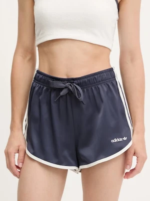 adidas Originals szorty Sprinter Shorts damskie kolor niebieski wzorzyste high waist JC8895