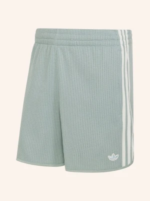 Adidas Originals Szorty Waffle Knit Sprinter gruen JASNOZIELONY