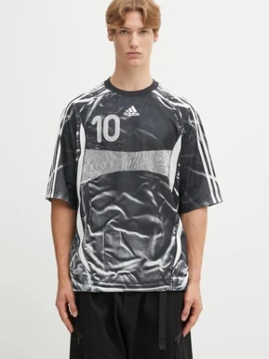 adidas Originals t-shirt Adilenium Tg Je męski kolor czarny wzorzysty KF8522