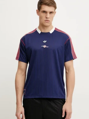 adidas Originals t-shirt Arsenal FC męski kolor granatowy wzorzysty JF0546