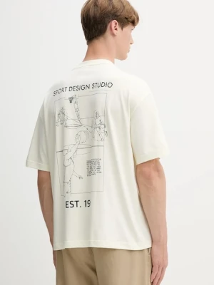 adidas Originals t-shirt Asd Fastbrk Tee męski kolor żółty z nadrukiem JW6643