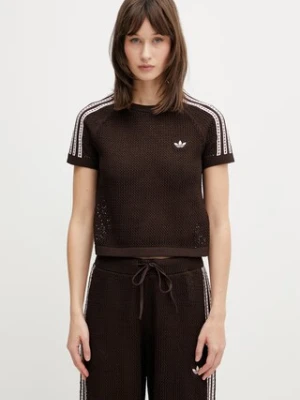 adidas Originals T-shirt ażurowy damski