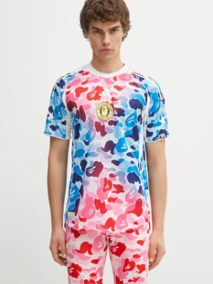 adidas Originals t-shirt BAPE FB JERSEY męski kolor niebieski wzorzysty KA0040