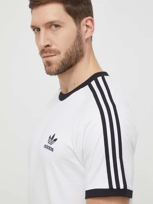 adidas Originals t-shirt bawełniany Adicolor 3-Stripes kolor biały wzorzysty IA4846