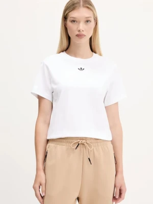 adidas Originals t-shirt bawełniany Adibreak damski kolor biały JV7207