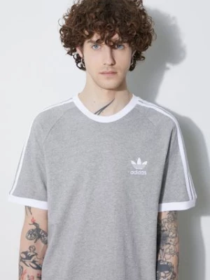 adidas Originals t-shirt bawełniany Adicolor męski kolor szary wzorzysty IA4848