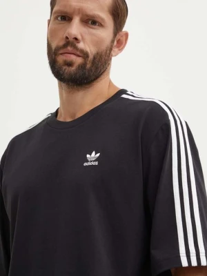 adidas Originals t-shirt bawełniany Adicolor Oversize męski kolor czarny z aplikacją IZ1832