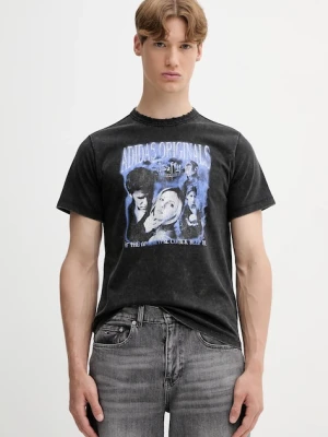 Zdjęcie produktu adidas Originals t-shirt bawełniany Buffy Tee męski kolor czarny wzorzysty JX1278