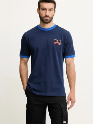 adidas Originals t-shirt bawełniany Contrast Tee męski kolor granatowy z aplikacją JC8383