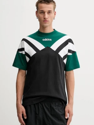 adidas Originals t-shirt bawełniany Cutline Tee męski kolor czarny wzorzysty JX3075
