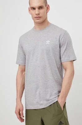 adidas Originals t-shirt bawełniany Essential Tee męski kolor szary melanżowy IR9692