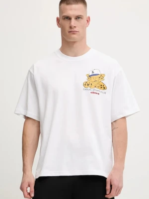 adidas Originals t-shirt bawełniany Graphic Os Ss T męski kolor biały z nadrukiem JW0158