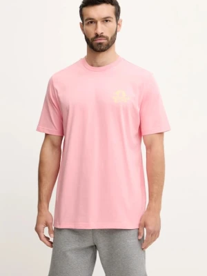 adidas Originals t-shirt bawełniany Graphic Tee męski kolor różowy z nadrukiem KC4957