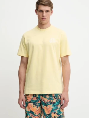 adidas Originals t-shirt bawełniany Graphic Tee męski kolor żółty z nadrukiem KC4958