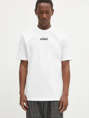 adidas Originals t-shirt bawełniany GRFX Tee męski kolor biały z nadrukiem JC8379