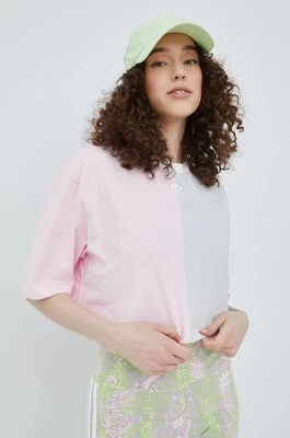 adidas Originals t-shirt bawełniany HT5978 kolor różowy