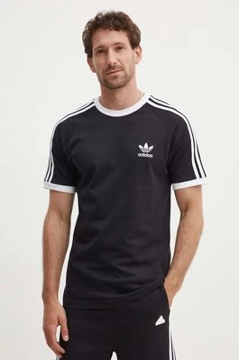 adidas Originals t-shirt bawełniany kolor czarny wzorzysty IA4845