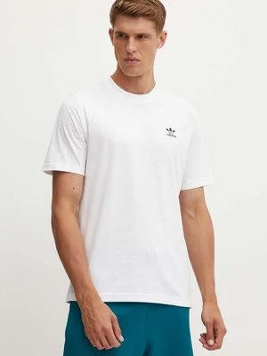 adidas Originals t-shirt bawełniany męski kolor biały gładki IZ2098