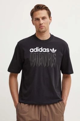 adidas Originals t-shirt bawełniany męski kolor czarny z nadrukiem IZ4831