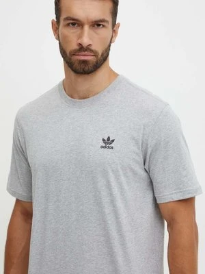 adidas Originals t-shirt bawełniany męski kolor szary melanżowy IZ2096