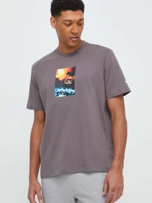 adidas Originals t-shirt bawełniany męski kolor szary z nadrukiem IM9680