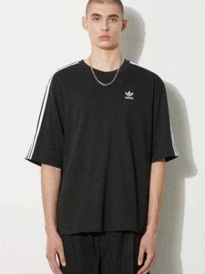 adidas Originals t-shirt bawełniany Adicolor Oversize męski kolor czarny z aplikacją IZ1832