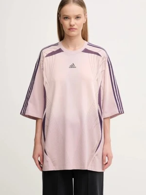 adidas Originals t-shirt bawełniany Oversized Tee damski kolor różowy KE9808