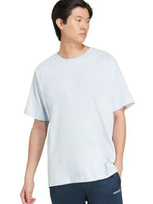 adidas Originals t-shirt bawełniany Premium Essentials Tee męski kolor niebieski gładki JD3280